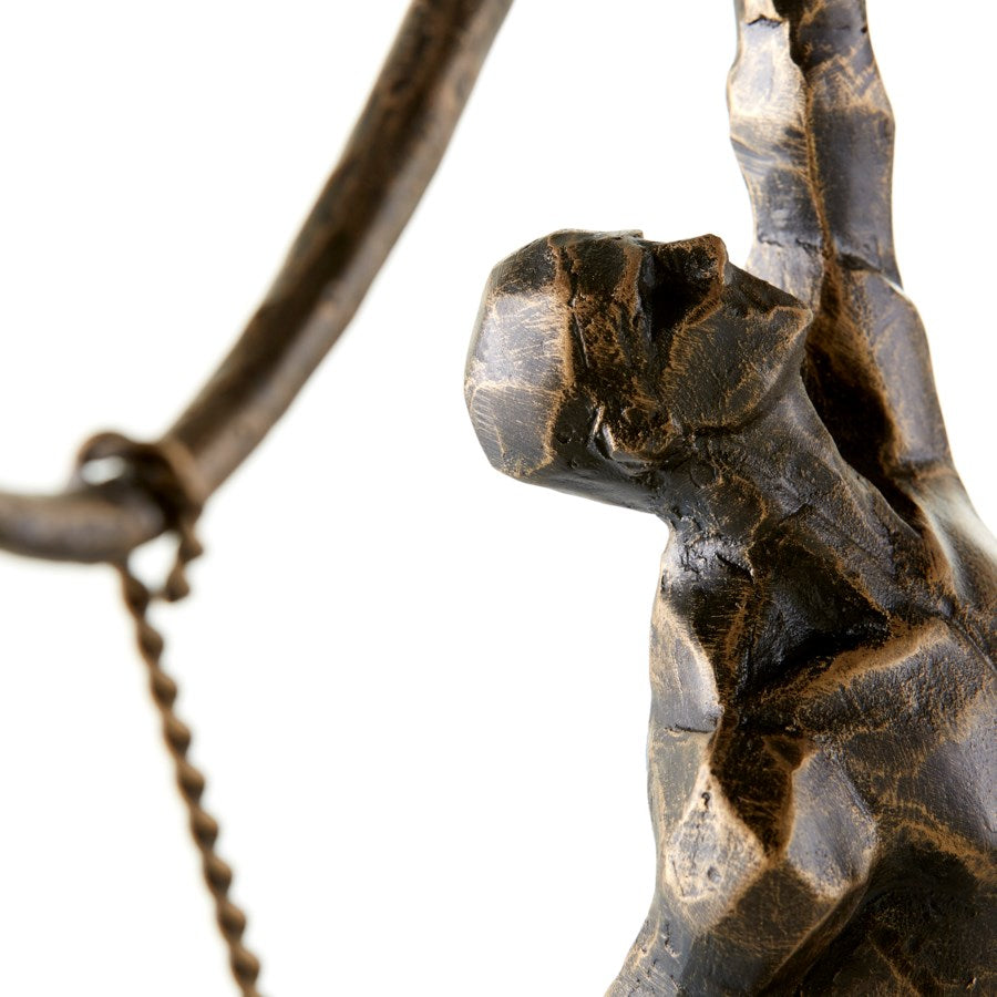 A man with Bow and arrow sculpture - The Nifty Decor