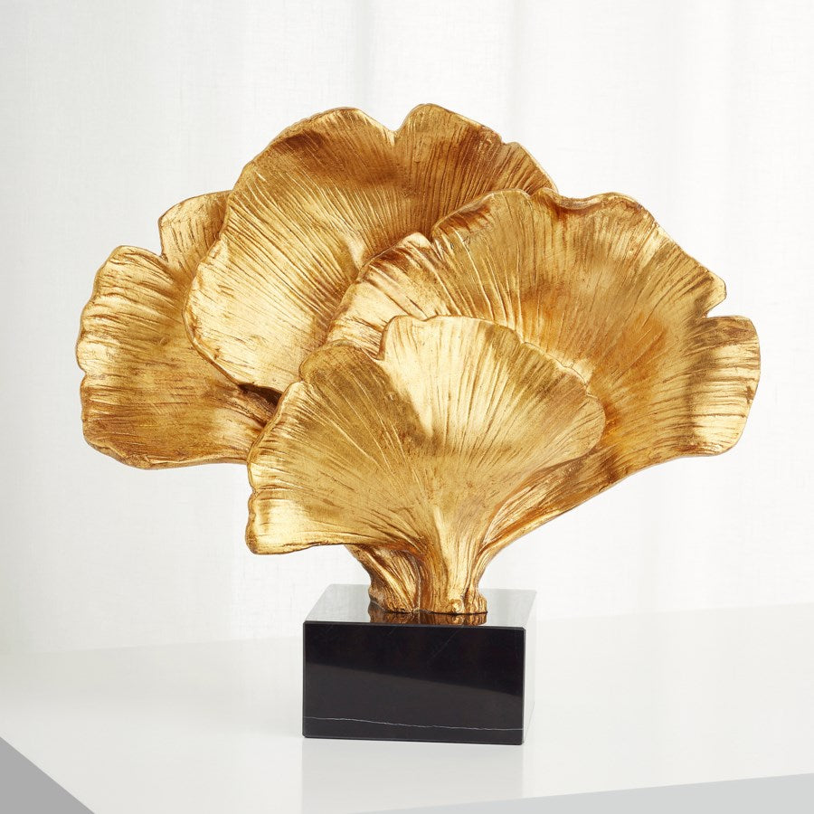 Gilded Coral Sculpture - The Nifty Decor