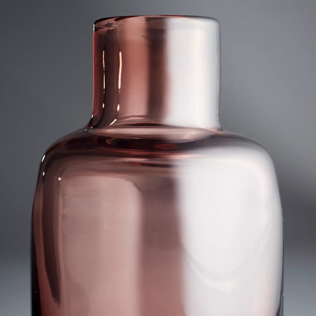 Plum Glass Vase - Bombay Mercantile
