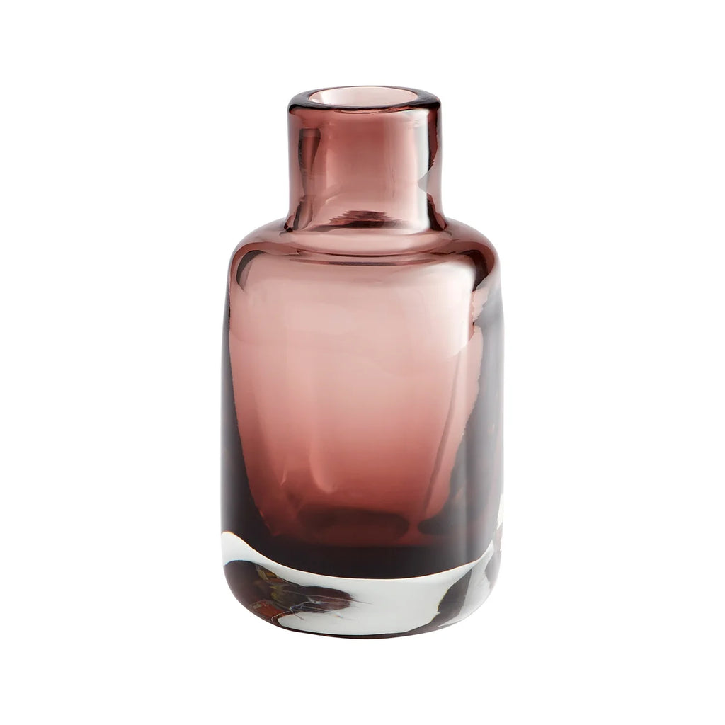 Plum Glass Vase - Bombay Mercantile