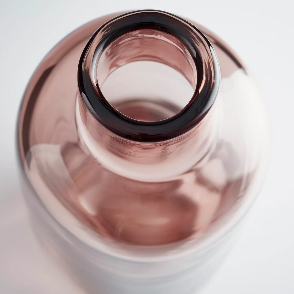 Plum Glass Vase - Bombay Mercantile