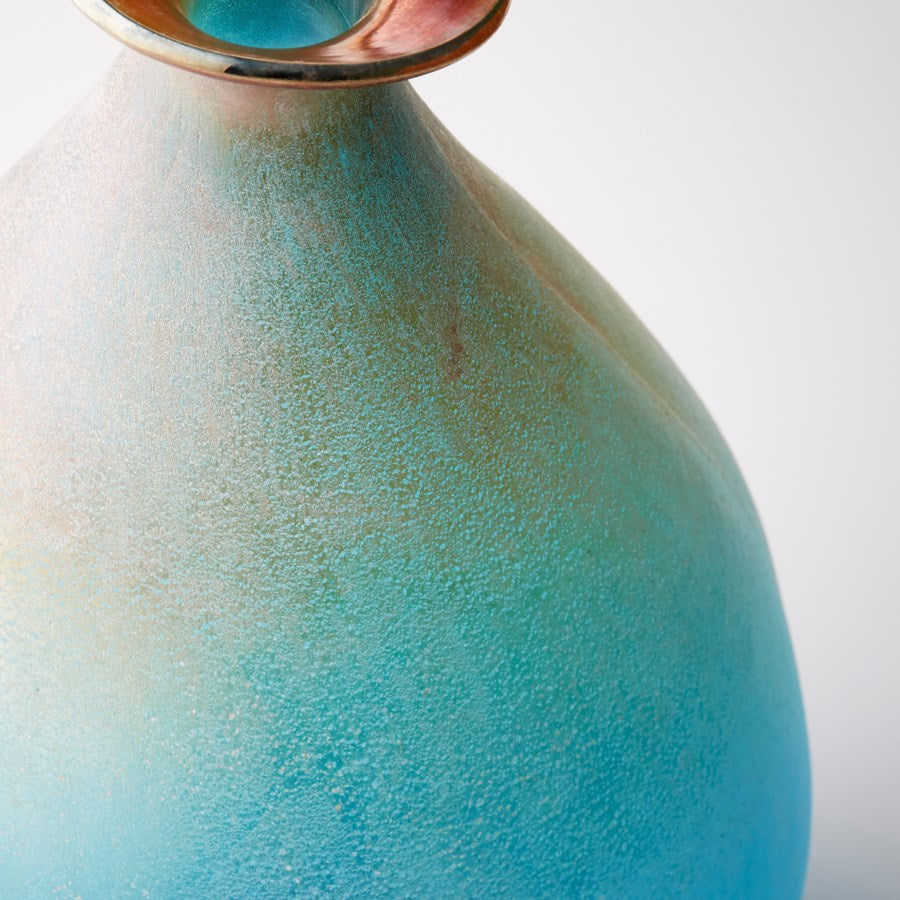 Seafoam Glass Vase - The Nifty Decor