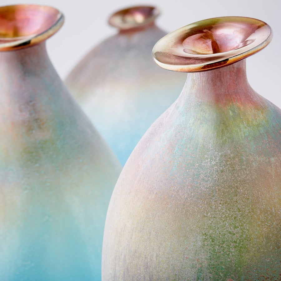 Seafoam Glass Vase - The Nifty Decor