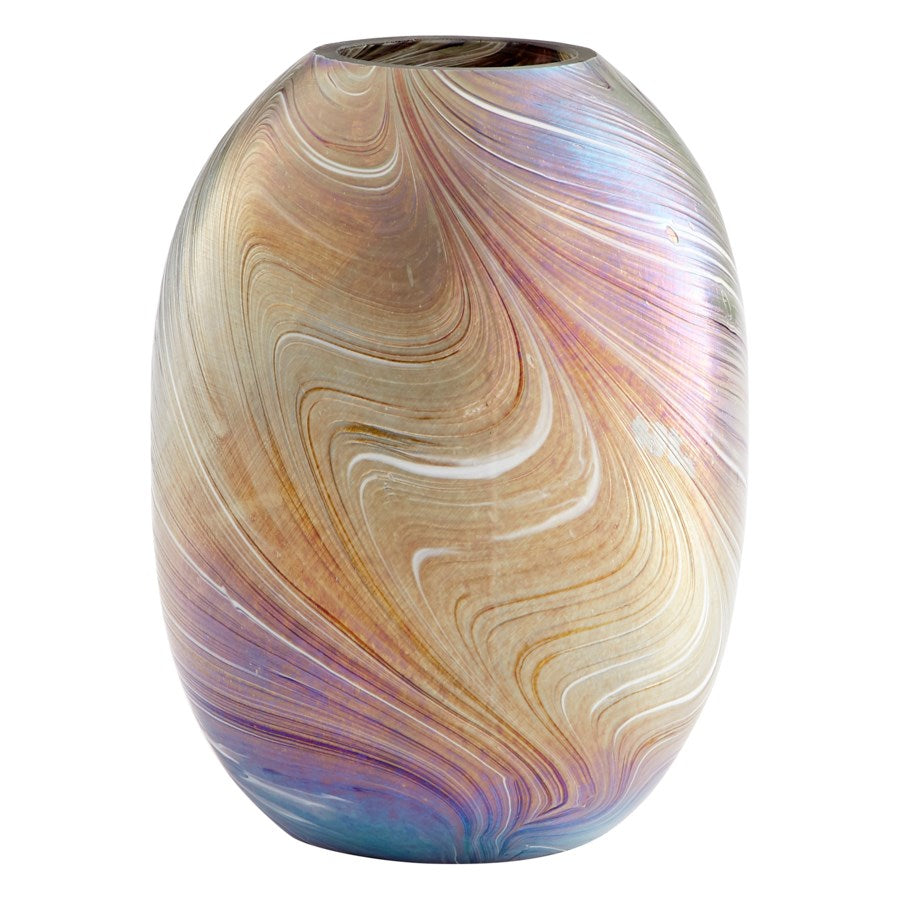 Wavy color Glass Vase - The Nifty Decor