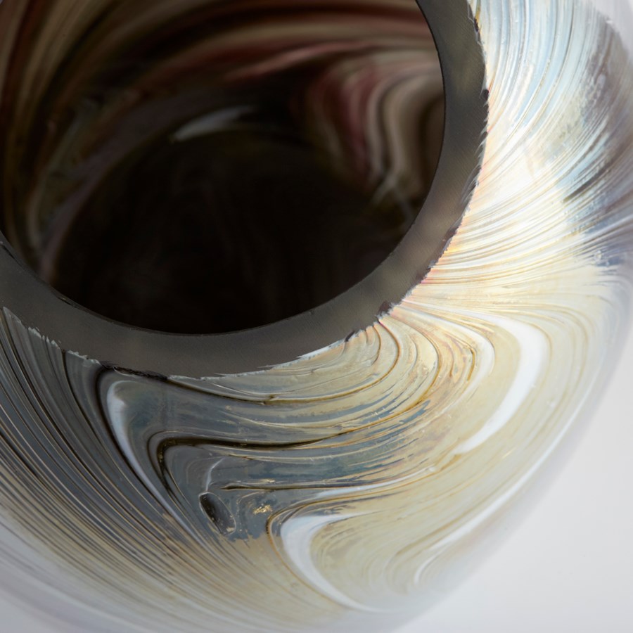 Wavy color Glass Vase - The Nifty Decor