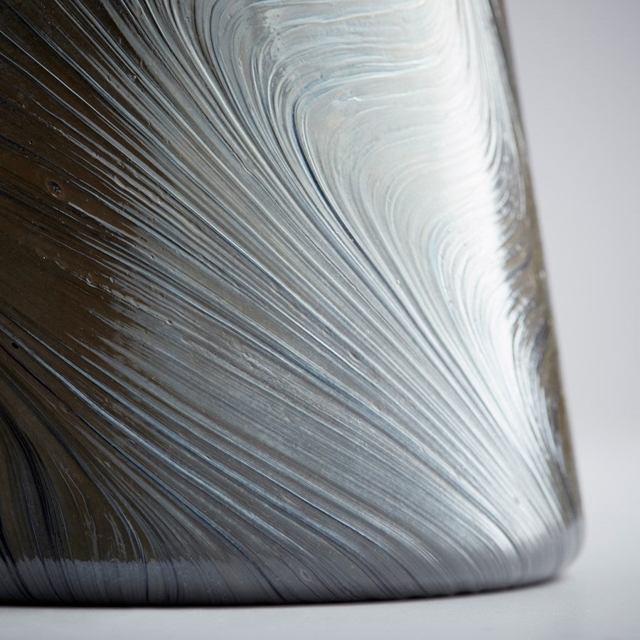 Grey Glass Vase - The Nifty Decor