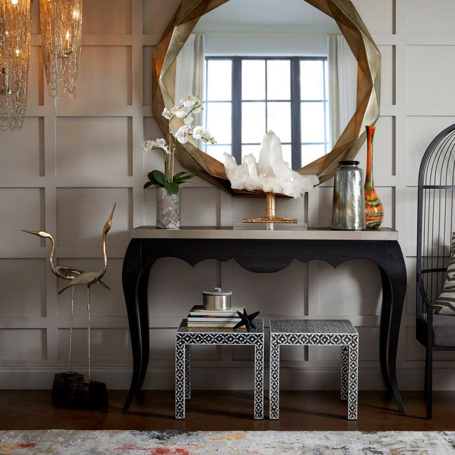 Grey Glass Vase - The Nifty Decor