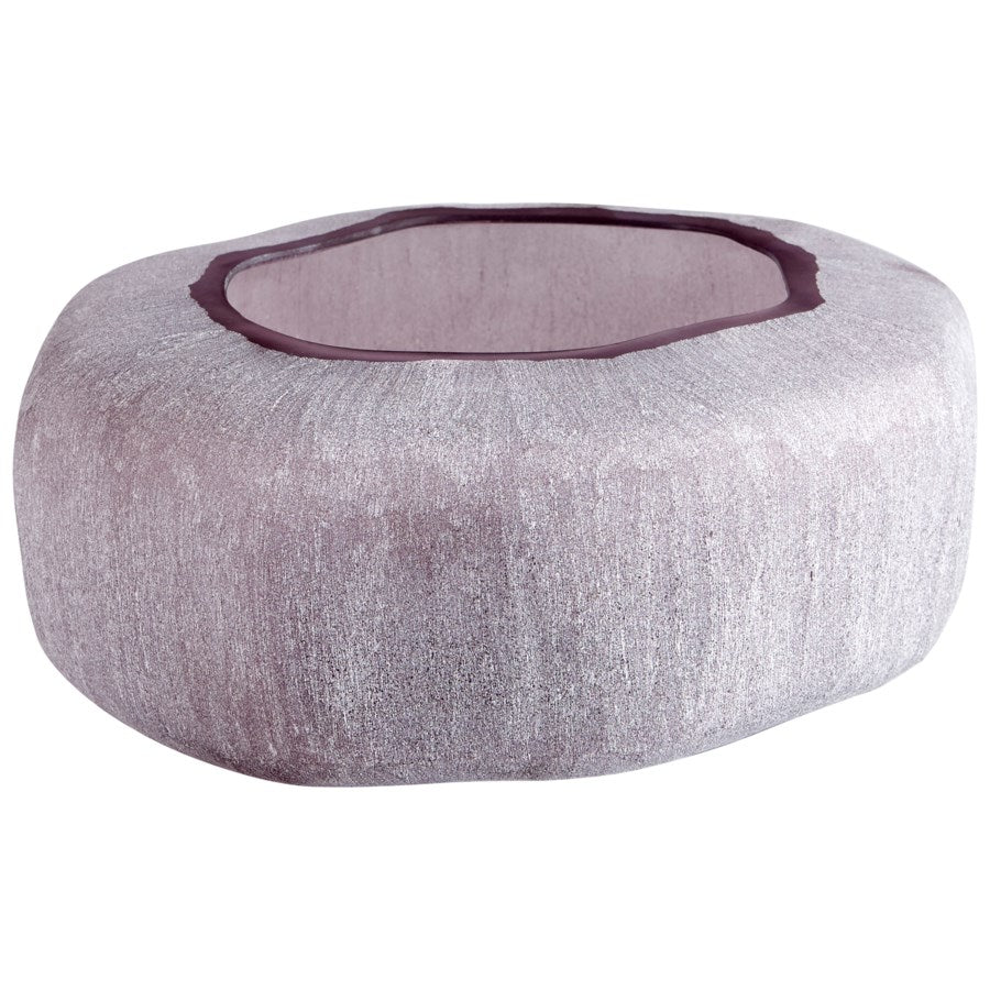 Geometrically textured Plum Vase - The Nifty Decor