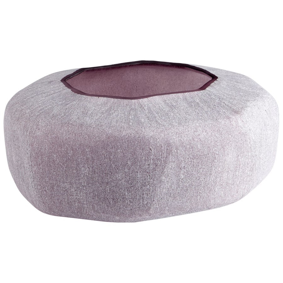 Geometrically textured Plum Vase - The Nifty Decor