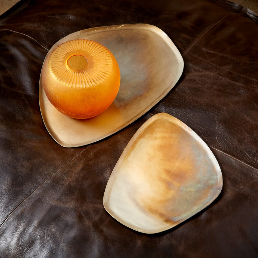 Amber Glass Vase - The Nifty Decor