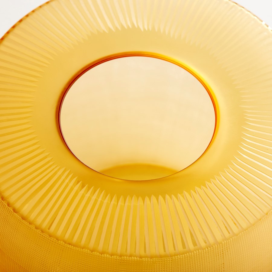 Amber Glass Vase - The Nifty Decor