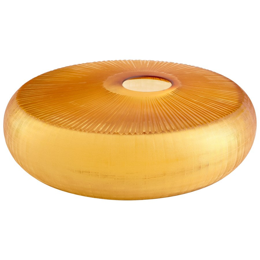 Amber Glass Vase - The Nifty Decor