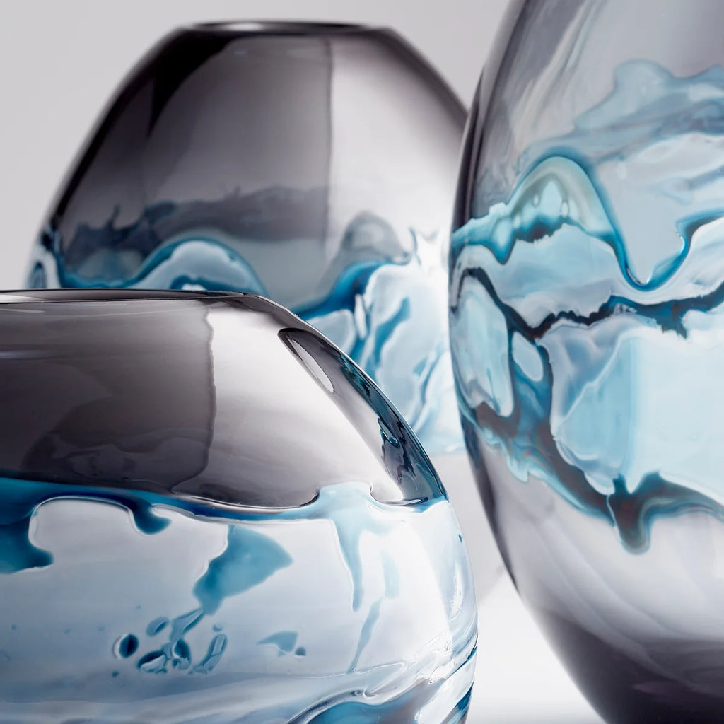 Blue and White Vase - Bombay Mercantile