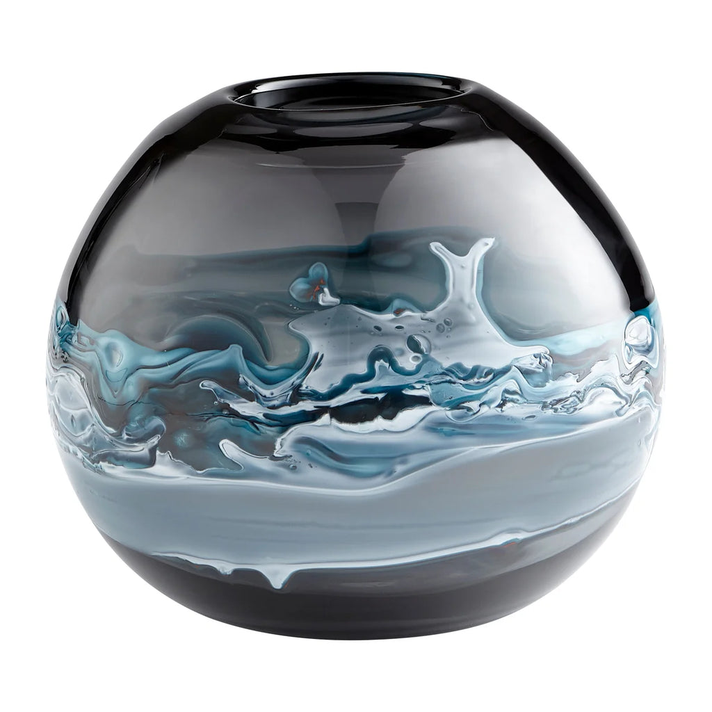 Blue and White Vase - Bombay Mercantile