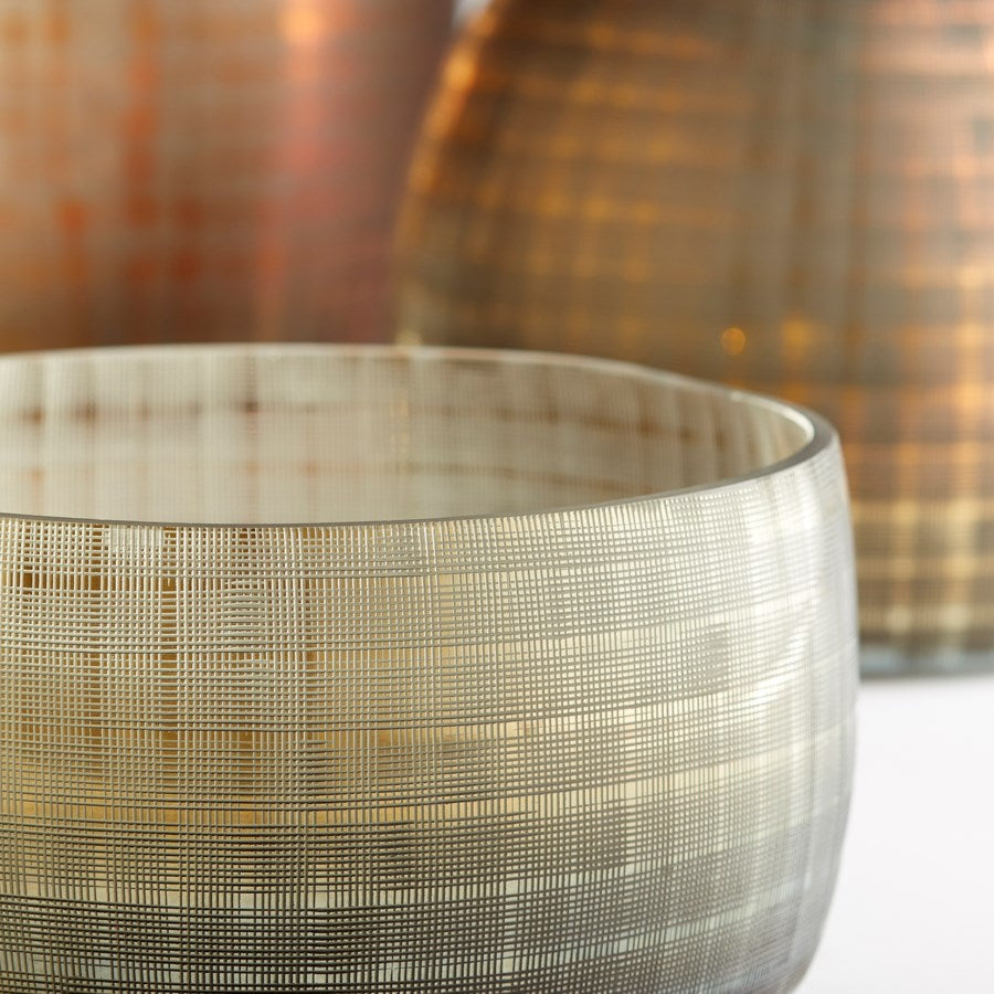 Cross-hatched design Vase - The Nifty Decor