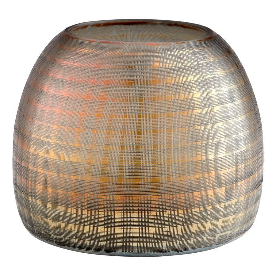 Cross-hatched design Vase - The Nifty Decor