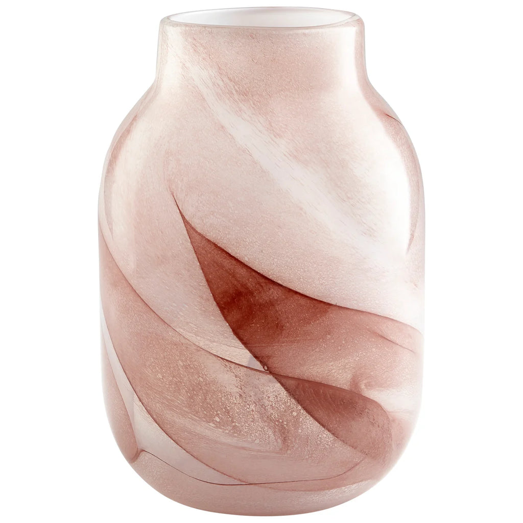 Plum Finish Glass Vase - Bombay Mercantile