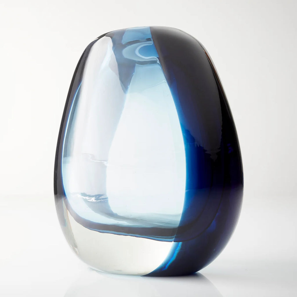 Beautiful Jacinta Blue Vase - Bombay Mercantile