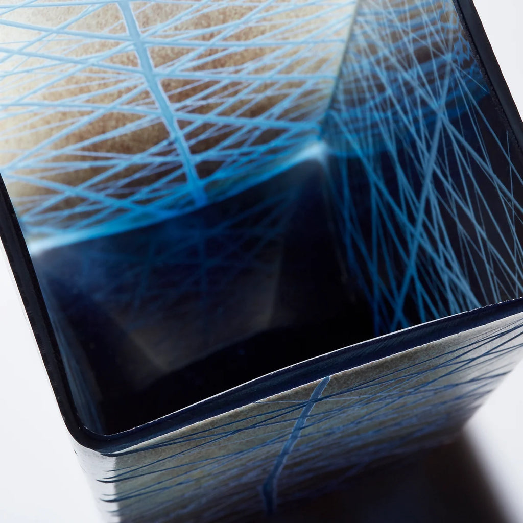 Irridescent Gold Glass Vase - Bombay Mercantile