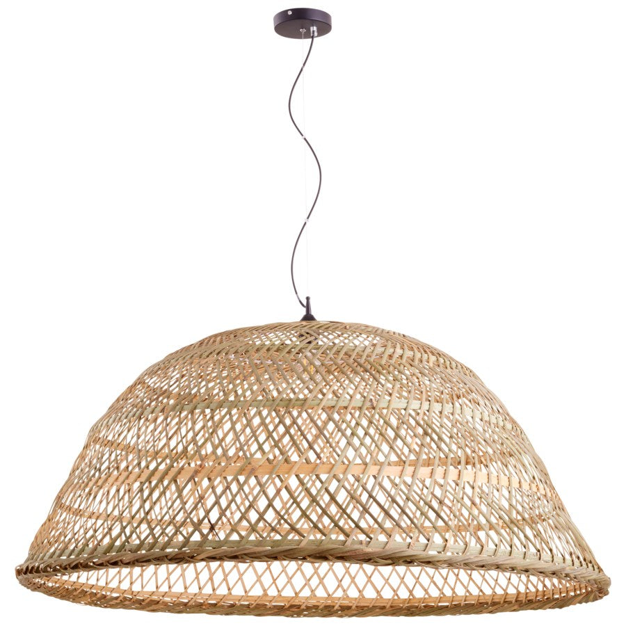 Oversized bamboo pendant light - The Nifty Decor