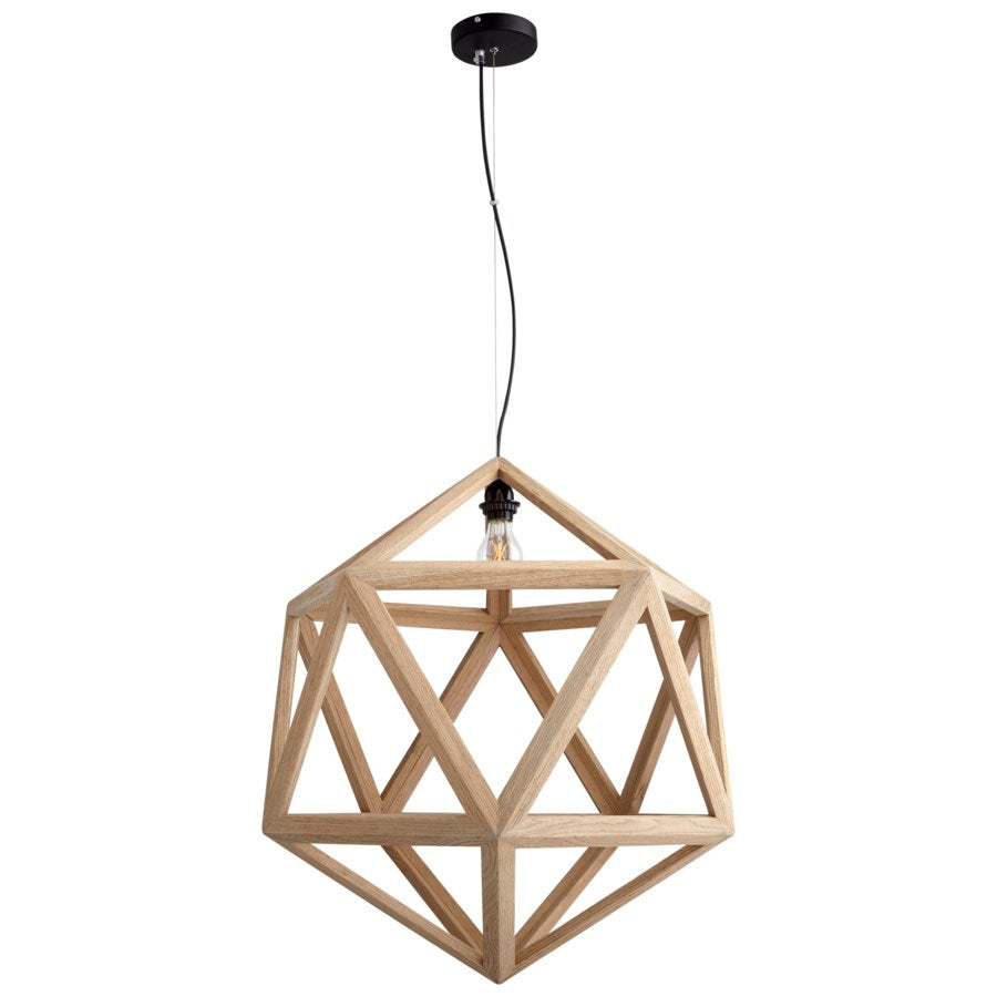 Natural wooden pendant - The Nifty Decor