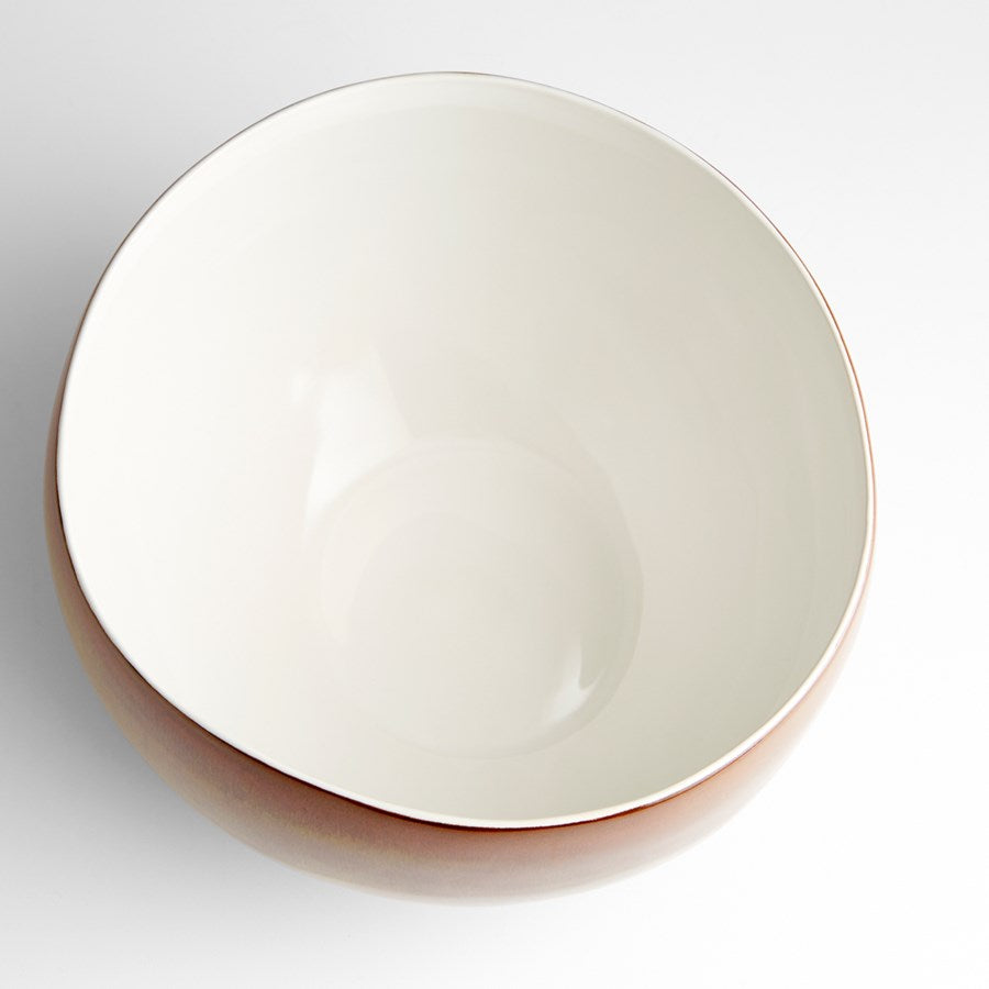 Olive glaze round ceramic bowl - The Nifty Decor