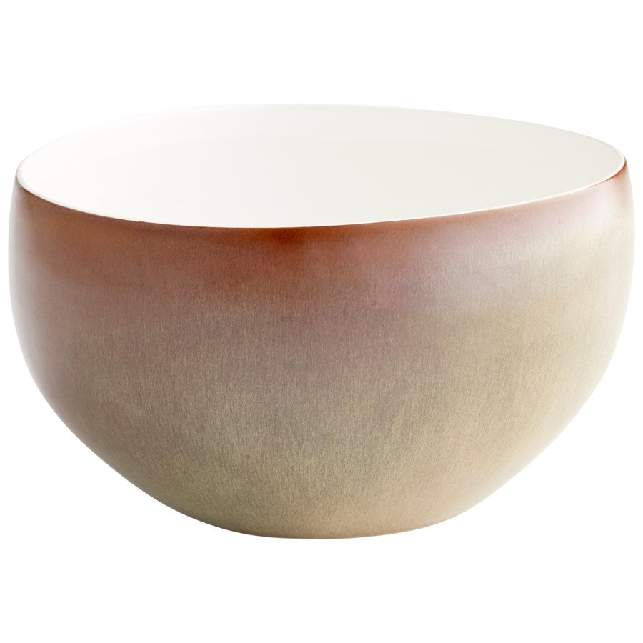 Olive glaze round ceramic bowl - The Nifty Decor