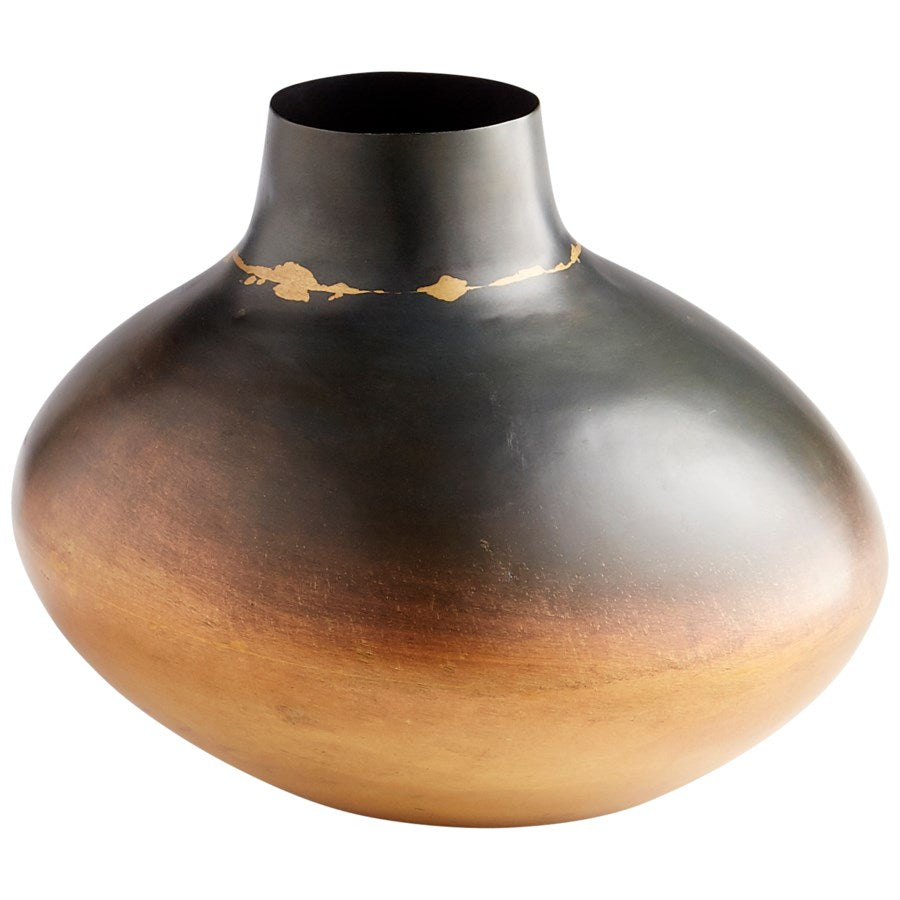 Oblong shape two toned Vase - The Nifty Decor
