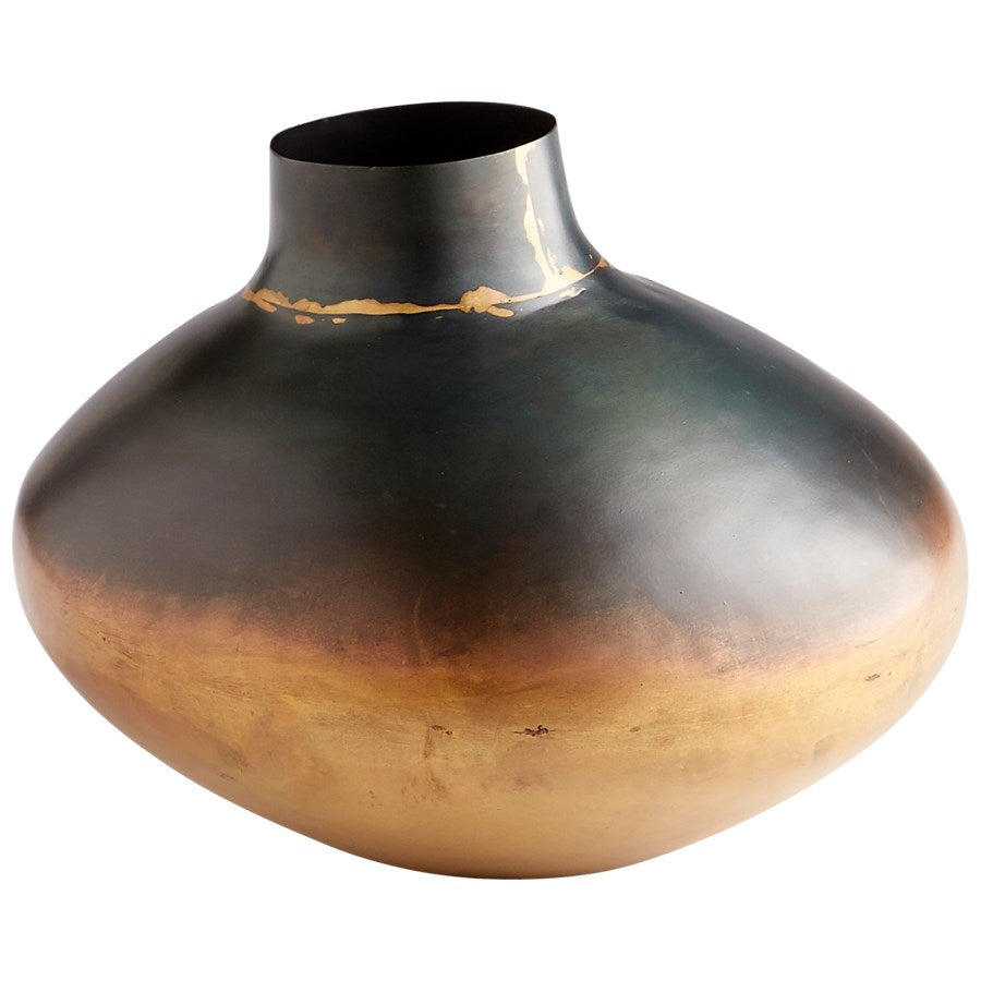 Oblong shape two toned Vase - The Nifty Decor
