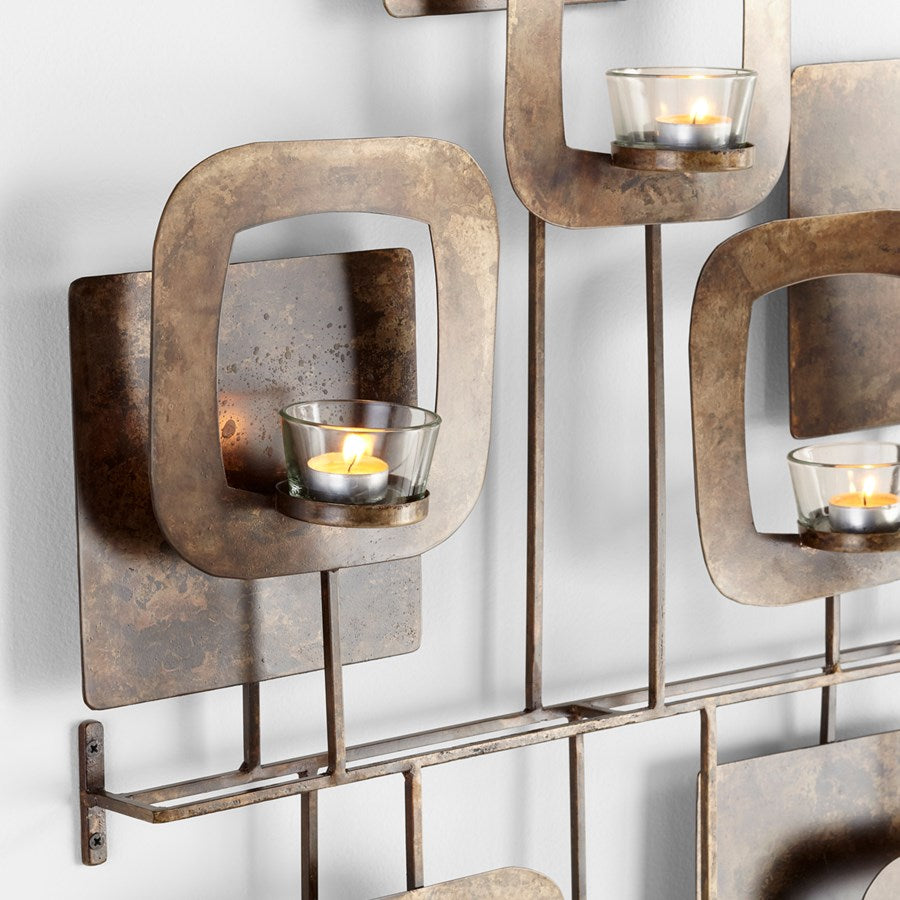Geometrical wall candleholder - The Nifty Decor
