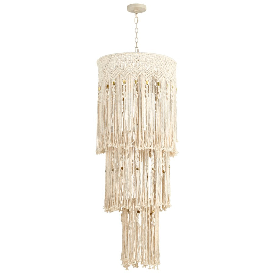 Macrame light pendant - The Nifty Decor