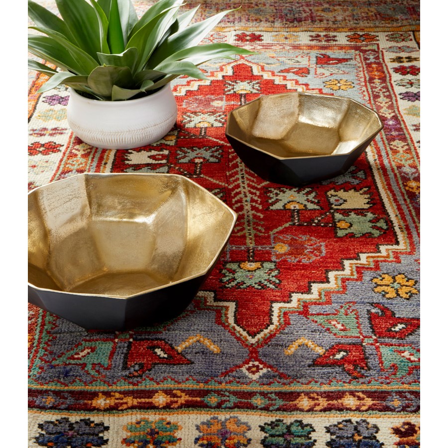 Matt Black and Gold Bowl - The Nifty Decor