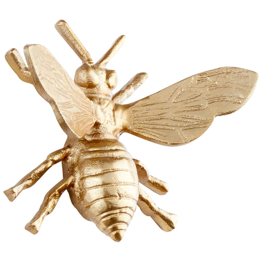 Golden bumblebee sculpture - The Nifty Decor