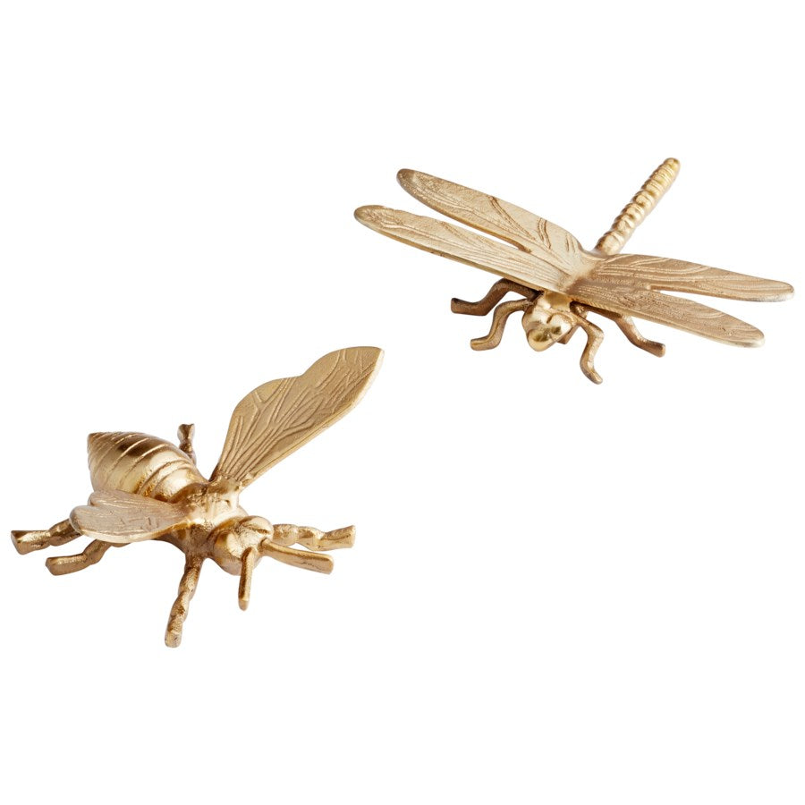 Golden bumblebee sculpture - The Nifty Decor