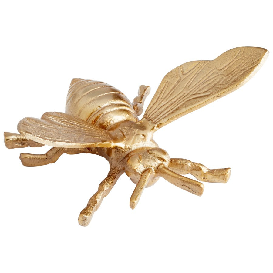 Golden bumblebee sculpture - The Nifty Decor