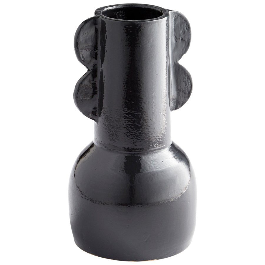 Black Terracotta Vase - The Nifty Decor