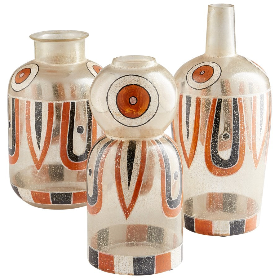 Vase with geometrical print - The Nifty Decor