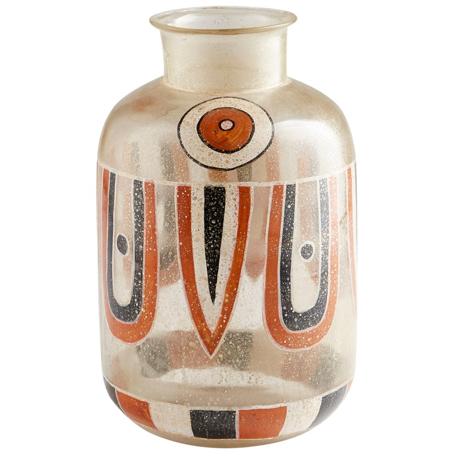 Vase with geometrical print - The Nifty Decor