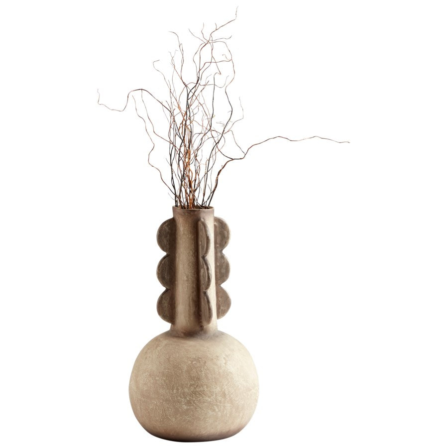 Cylindrical design muted totem pole Vase - The Nifty Decor