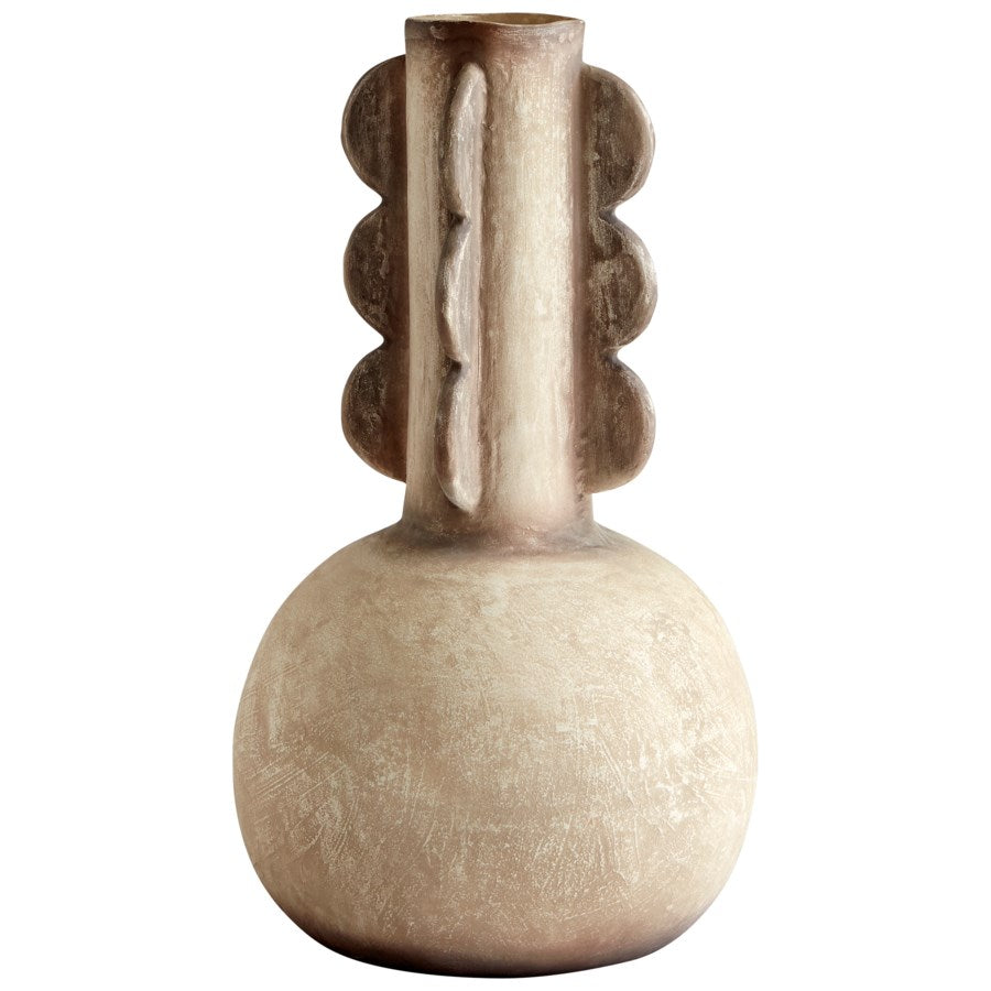 Cylindrical design muted totem pole Vase - The Nifty Decor