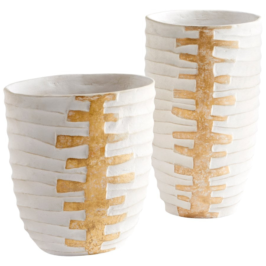 Gold ribbons Vase - The Nifty Decor