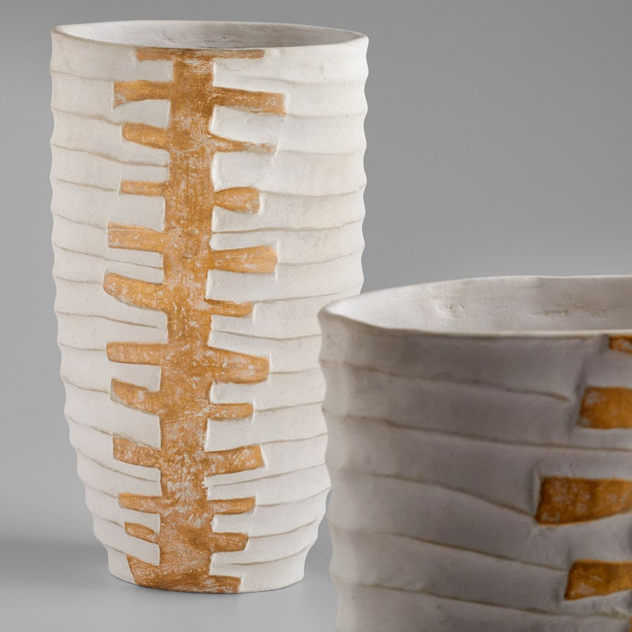 Gold ribbons Vase - The Nifty Decor