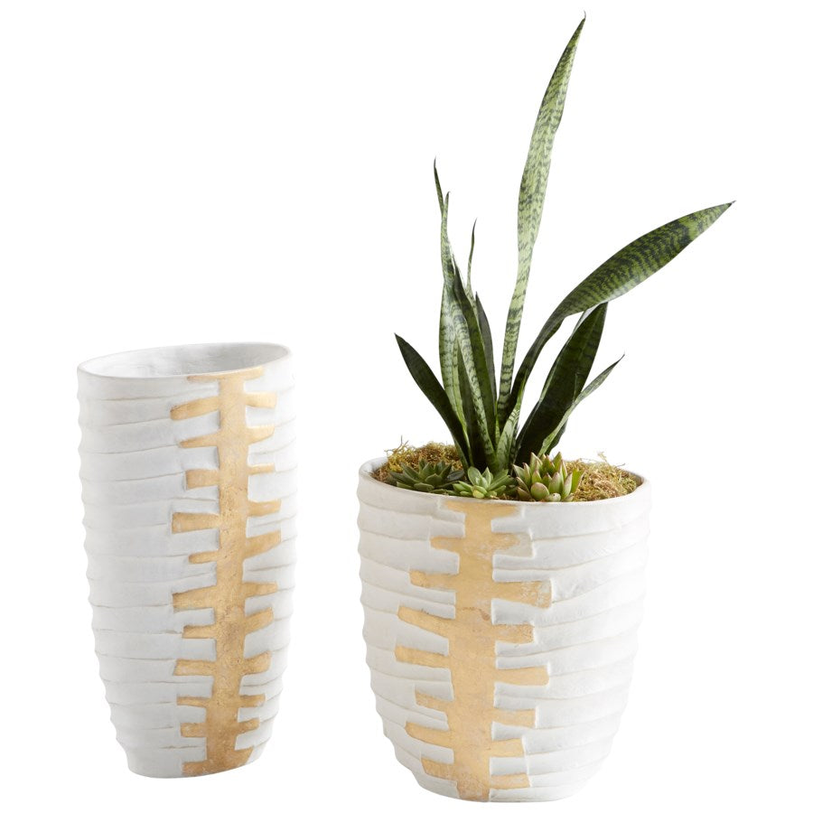 Gold ribbons Vase - The Nifty Decor