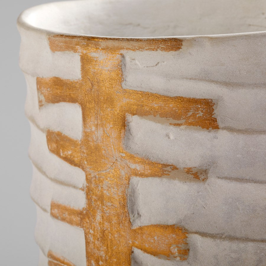 Gold ribbons Vase - The Nifty Decor