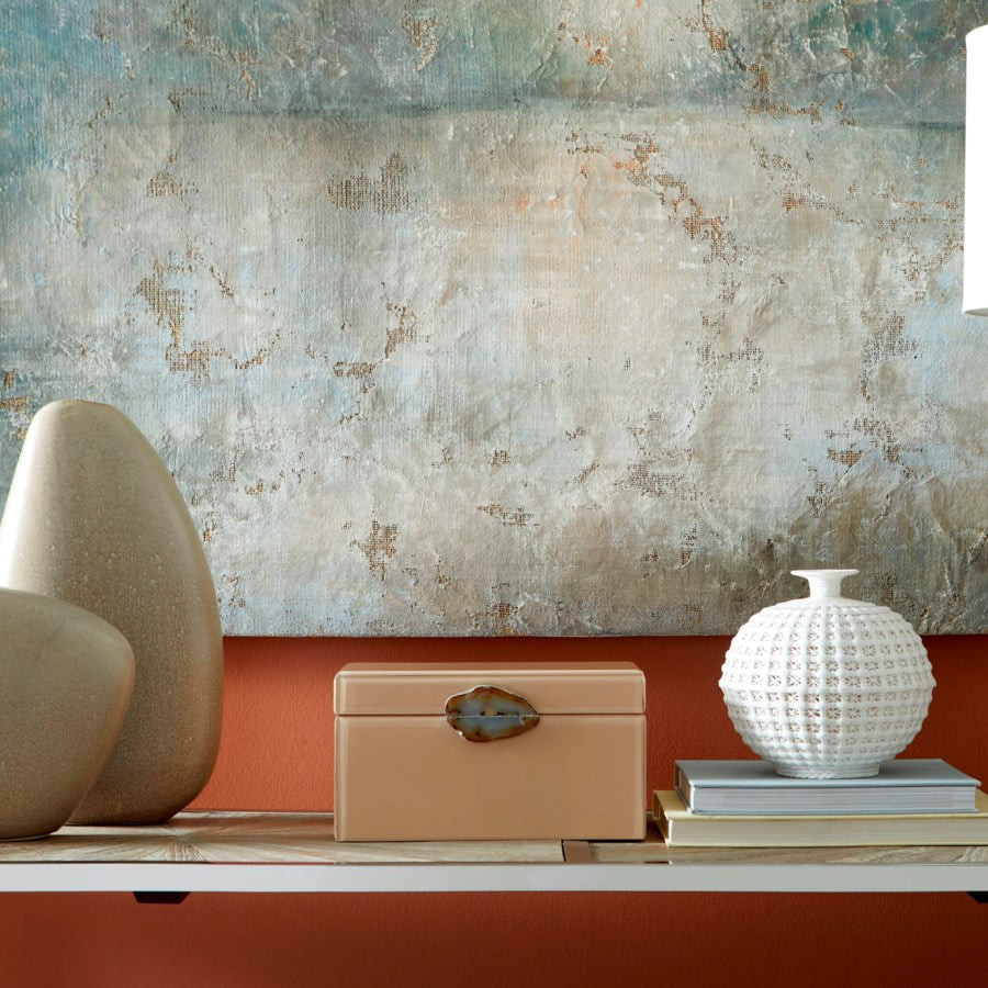 Glossy beige finish Container - The Nifty Decor