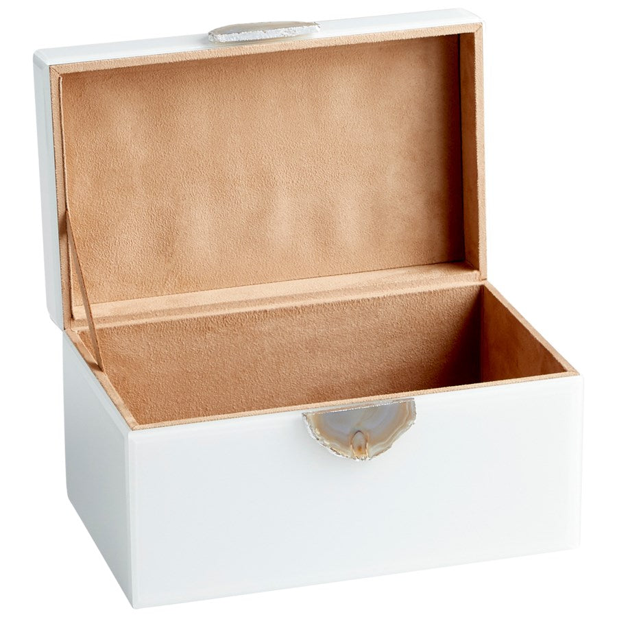 Container with decorative gem stone - The Nifty Decor