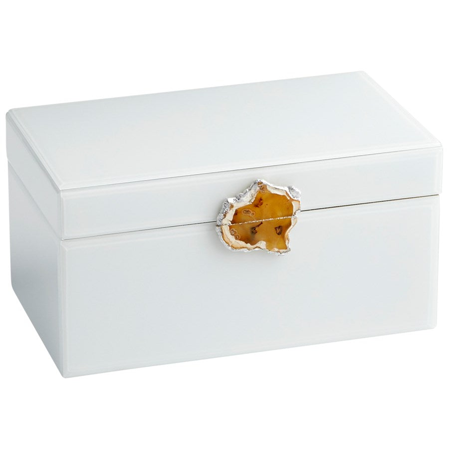 Container with decorative gem stone - The Nifty Decor