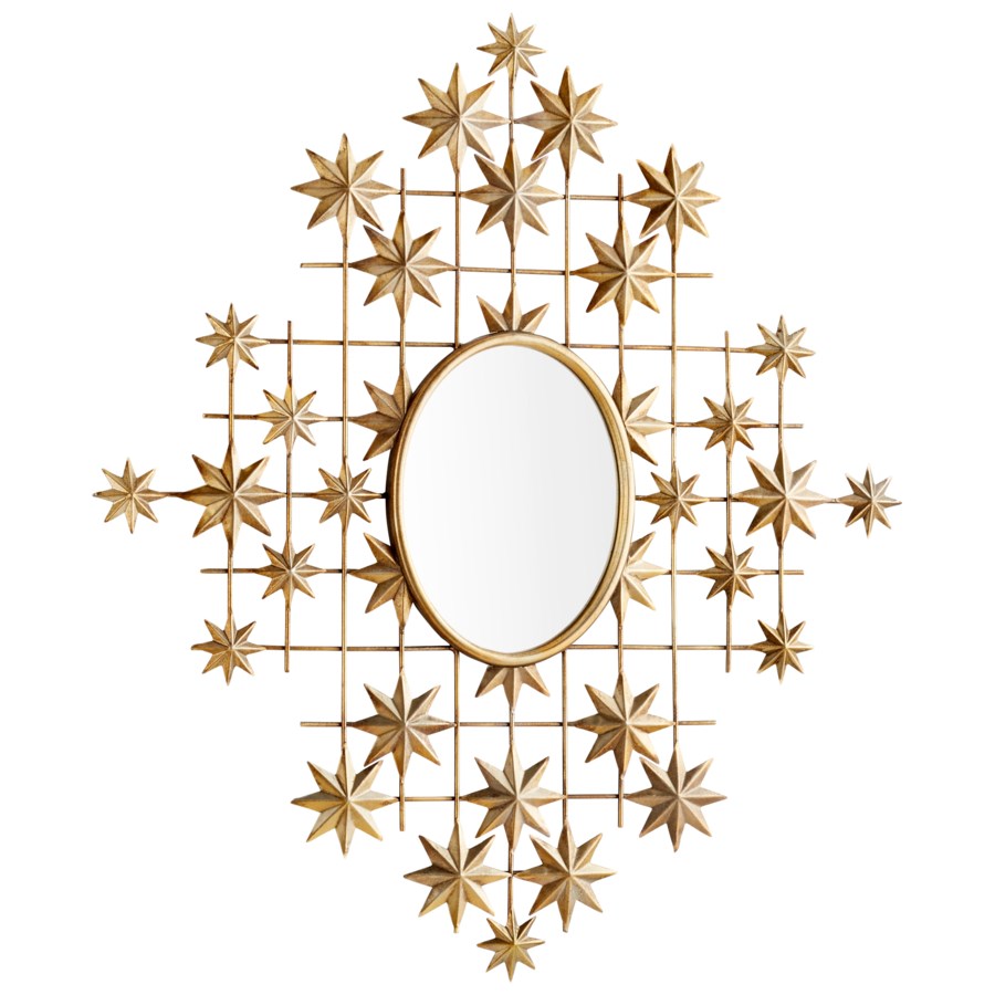 Cross-hatch linear design mirror - The Nifty Decor