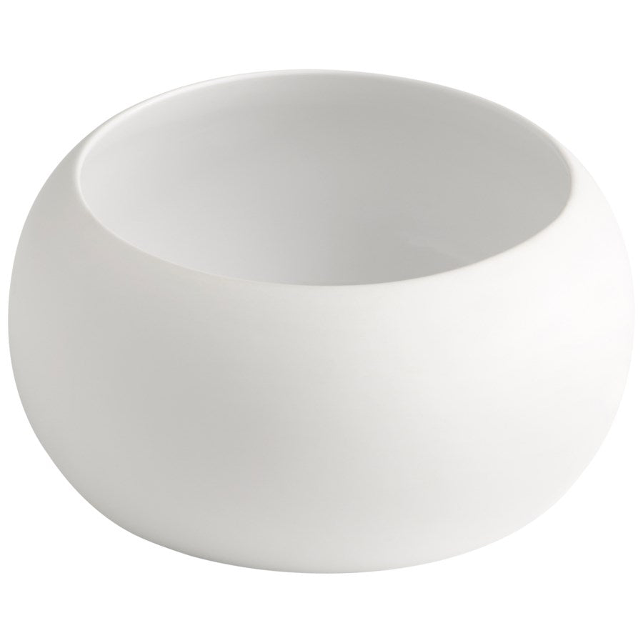 White Ceramic round bowl - The Nifty Decor