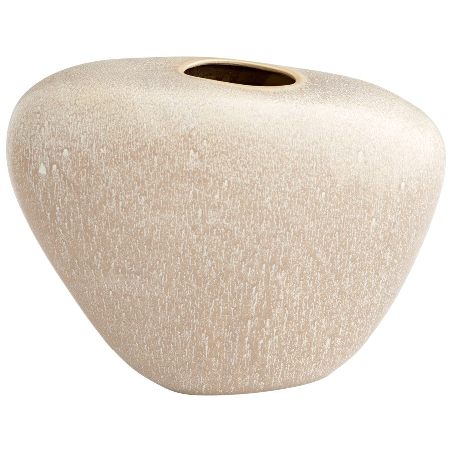 Olive glaze finish Pebble Vase - The Nifty Decor